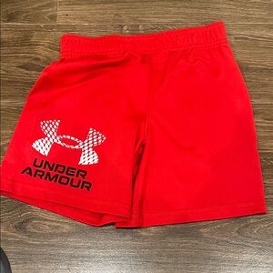 Under Armour Bold Red Sports Shorts